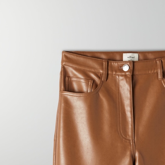 Aritzia Pants - Aritzia Wilfred Melina Pant in Cognac